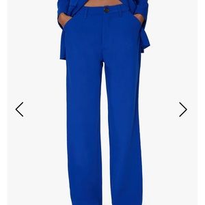 WeWoreWhat Classic Trouser Matisse Blue